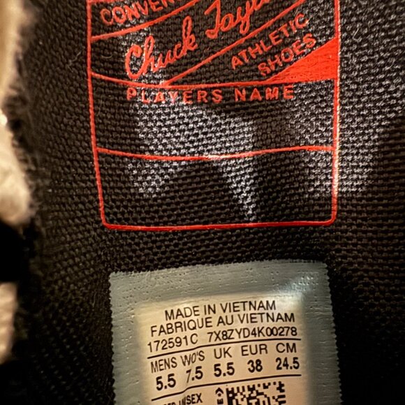 NEW Converse Chuck 70 Women's Low Top Lace Mules Flats, Black, US: 7 and 8 - Picture 7 of 8